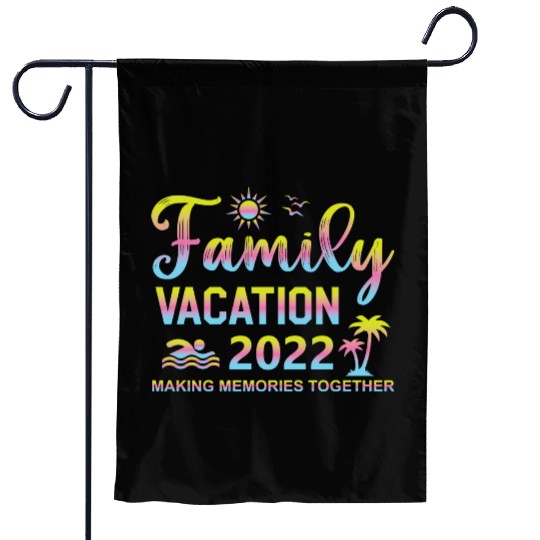 Family Vacation 2022 Garden Flags