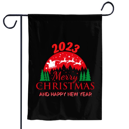 Merry Christmas 2023 Garden Flags
