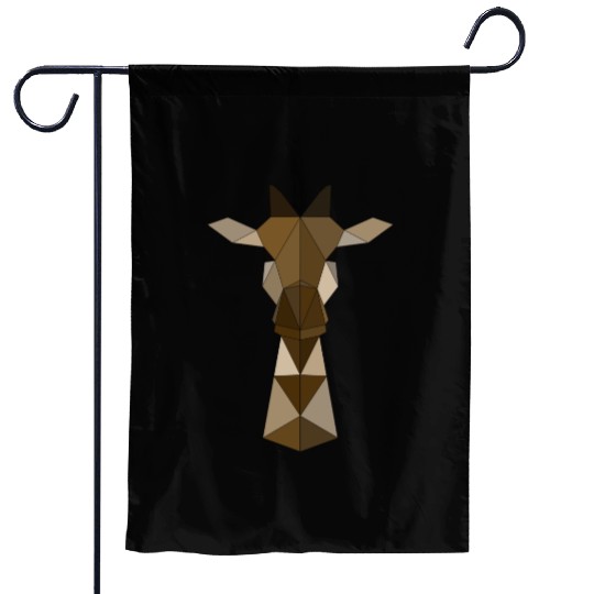 Giraffe geometrical Garden Flags
