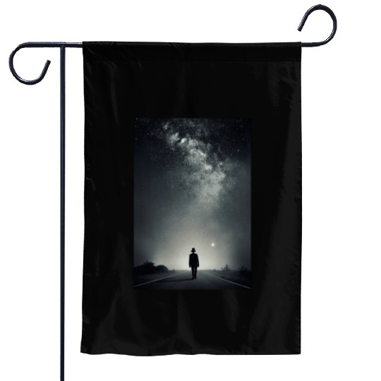 The lonely man Garden Flags