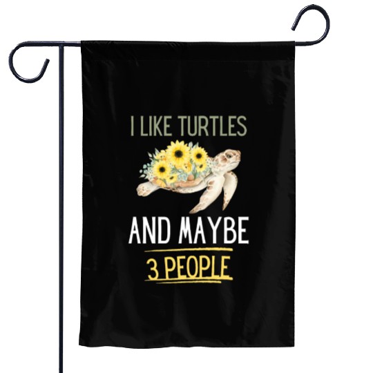 Sea Turtle Lover Ocean Animal Funny Gift Turtle Garden Flags