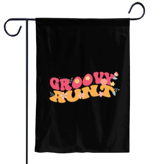 Groovy Aunt Garden Plant Flowers Floral Decor Garden Flags