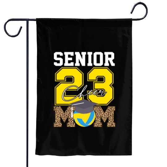 Cheer Mom Senior Class Of 2023 Volleyball Fan Gift Garden Flags