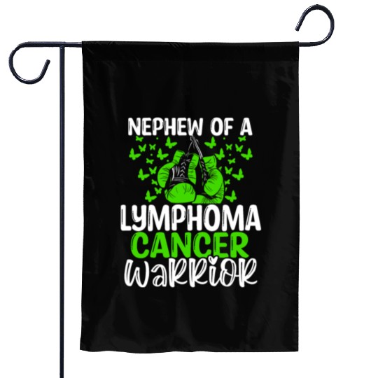 Lymphoma Cancer Awareness Nephew Aunt Uncle Garden Flags