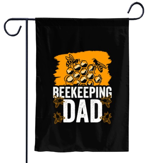 Beekeeping Dad Bee Honeybee Beekeeper Hobby Garden Flags