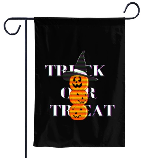 Trick or Treat TV Garden Flags