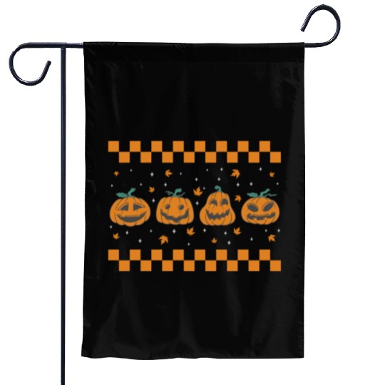 Halloween Garden Flags, Cute Hello Pumpkin Spooky Lover