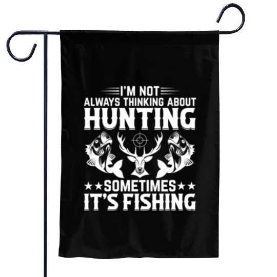 Deer Hunting Fish Fishing Trout Fishing Deer Hunte Garden Flags