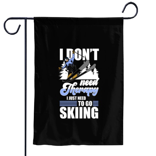 Winter Sports Vacation Skier Garden Flags