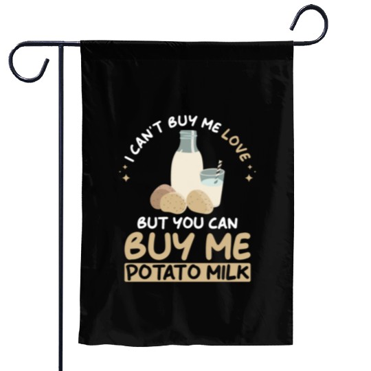 Potato Milk Saying Garden Flags