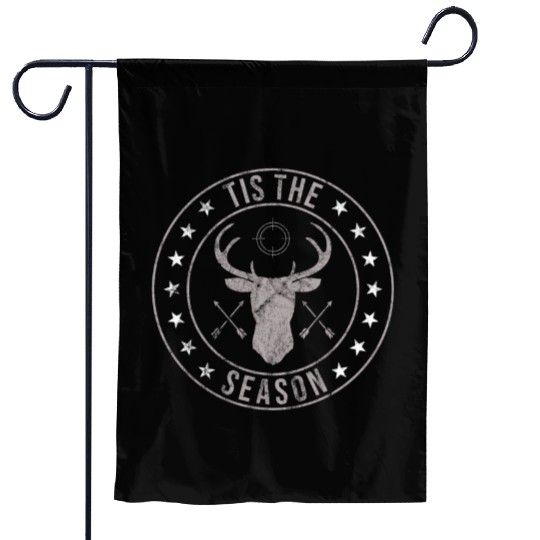 Tis The Season Dear Hunting Garden Flags