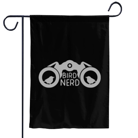 Bird Nerd Garden Flags