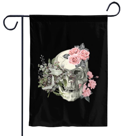 Skull Garden Flags