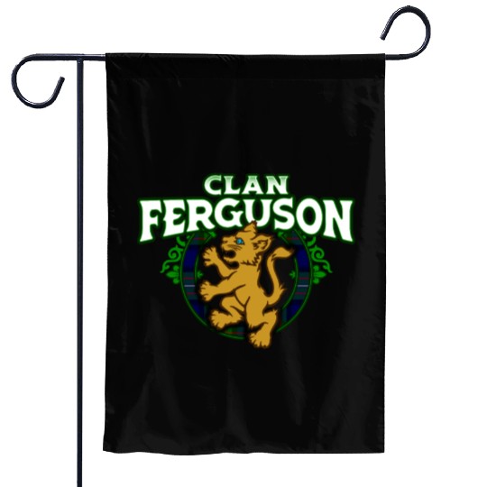 Clan Ferguson Cute Baby Lion Rampant Kitten Garden Flags