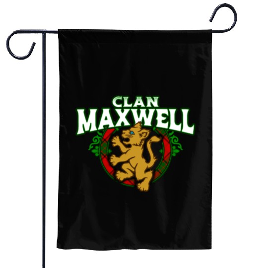 Clan Maxwell Cute Baby Lion Rampant Kitten Garden Flags