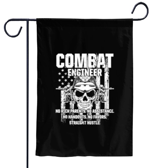 Combat Engineer Usa Military Sapper Garden Flags