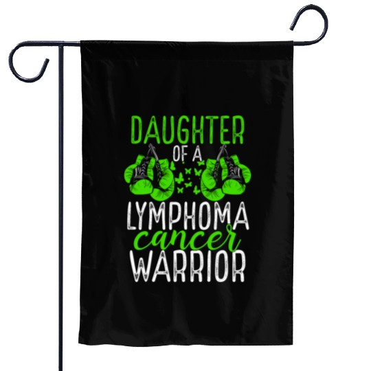 Daughter Lymphoma Cancer Awareness Month Ribbon Garden Flags