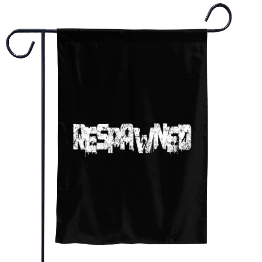 Respawned Zombie Gamer Garden Flags