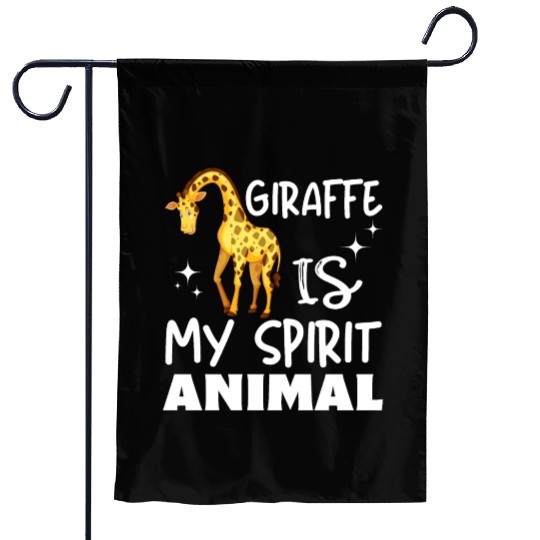 giraffe Is My Spirit Animal Garden Flags