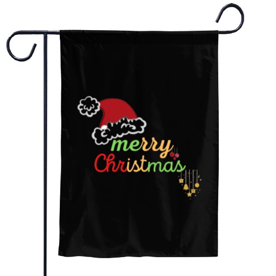 merry christmas yall winter Garden Flags
