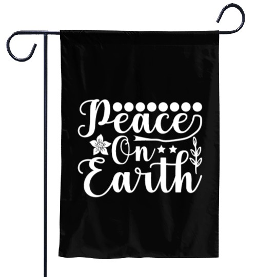 Peace on Earth Garden Flags