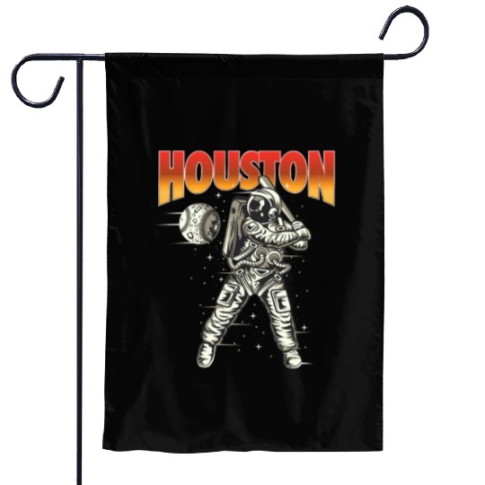 Houston Space City Astronaut Garden Flags
