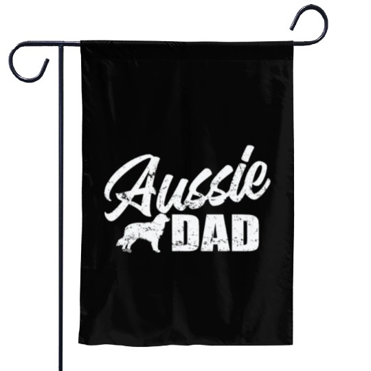 Aussie Dad Australian Shepherd Dog Pet Garden Flags