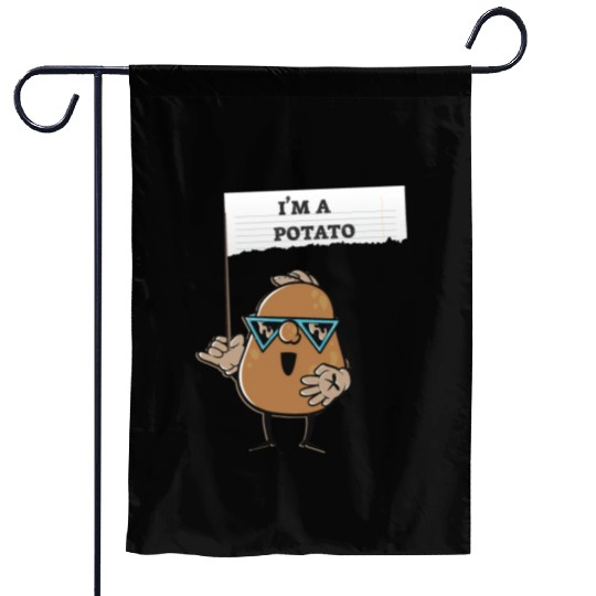 I am a Potato Fries Cute Costume Potatoes Lovers Garden Flags