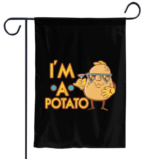 I am a Potato Fries Cute Costume Potatoes Lovers Garden Flags