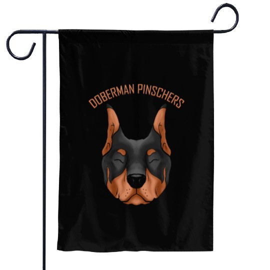 Dog Lover - I Love My Doberman Pinscher Garden Flags