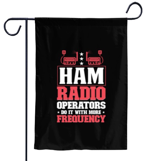 Ham Radio Radio Operator Amateur Radio Signal Garden Flags