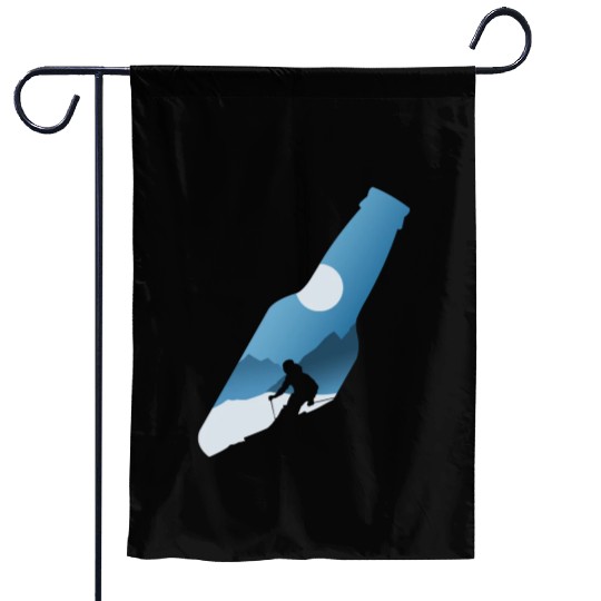 Apres Ski Beer Skiing Mountains Ski Garden Flags