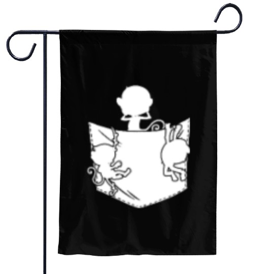 Orangutan Monkey Lover - Funny Monkeys Pocket Monk Garden Flags