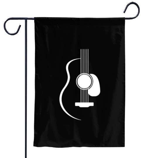 Abstract Guitar Music Guitarist Guitar Player Garden Flags