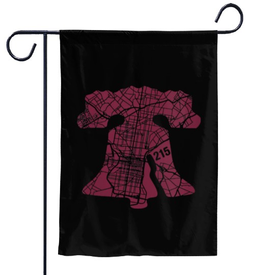 Womens Philadelphia Street Map Liberty Bell 215 Garden Flags