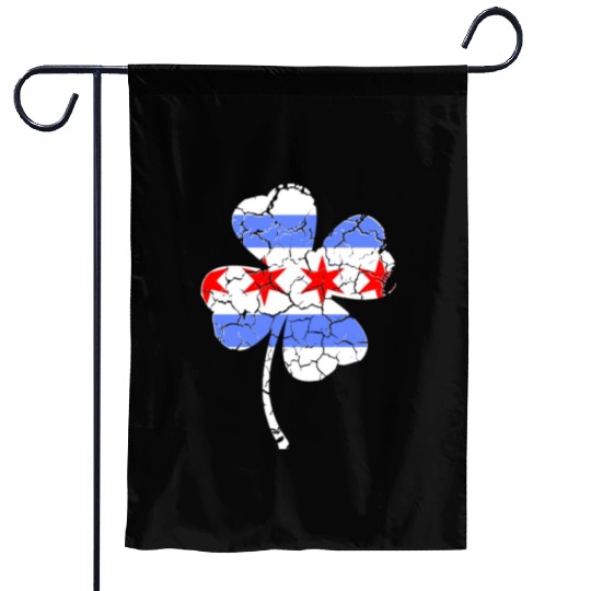 Chicago Southside Irish St Patricks Day 2019 Garden Flags