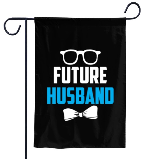 Future Husband Wedding Party Groom Bachelor Garden Flags