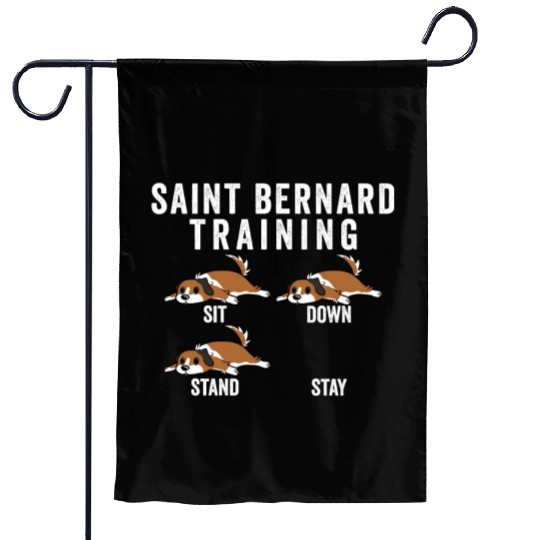 Saint Bernard Training Garden Flags