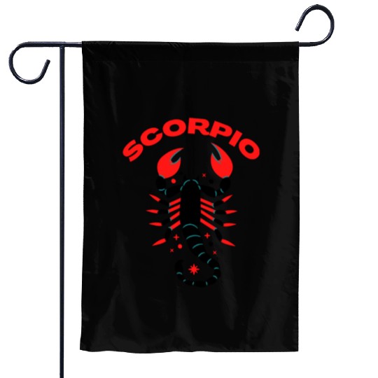 Scorpio beautiful design Garden Flags