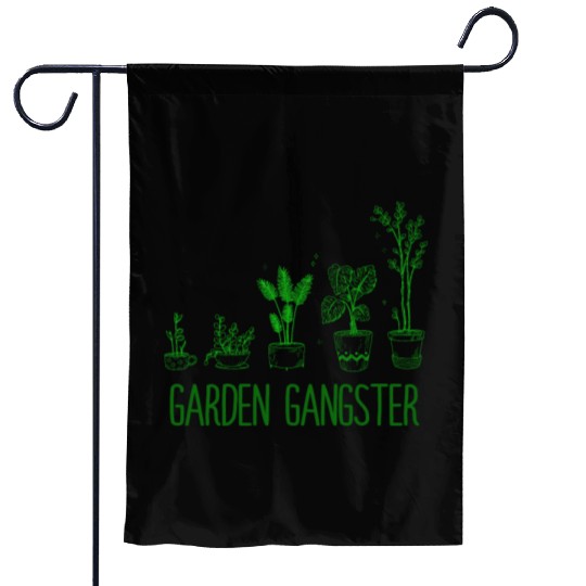 Garden Gangster Flower Enthusiast Garden Flags