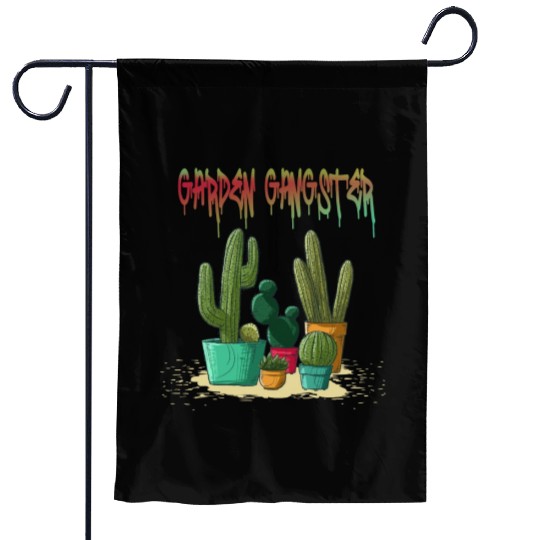 Garden Gangster Flower Enthusiast Garden Flags