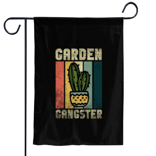 Garden Gangster Flower Enthusiast Garden Flags