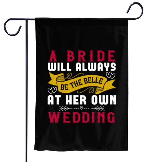 A bride will always be the belle of the ball at Garden Flags
