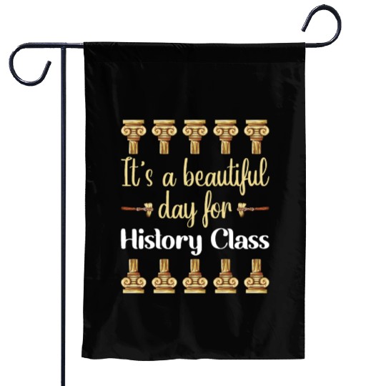 I Teach History Teacher Garden Flags