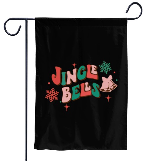 Jingle Bells Christmas Garden Flags
