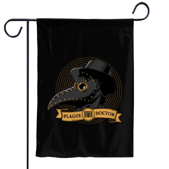 Plague Doctor Garden Flags