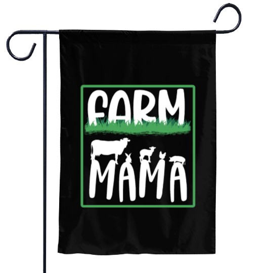 Farmer Mama Farming Agriculture Mom Garden Flags
