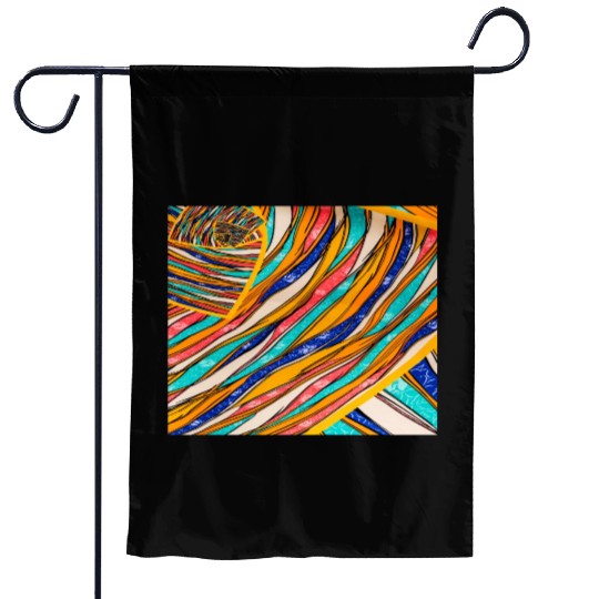 Neon Rainbow Retro 2023 NewYear Vintage Stronger Garden Flags