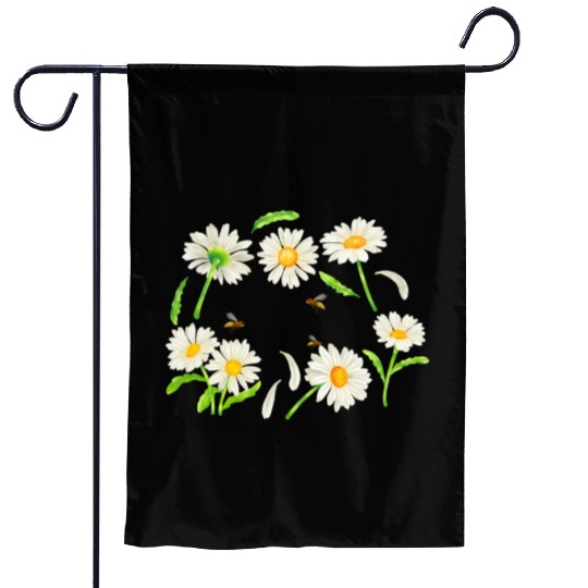 Marguerites Daisy Summer Daisies Flower Garden Garden Flags