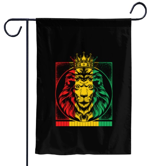 Rastafari Garden Flags, Rasta Lion Of Judah Rastafarian